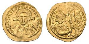 1 Tremisse Impero bizantino (330-1453) Oro Giustiniano II (669- 711)