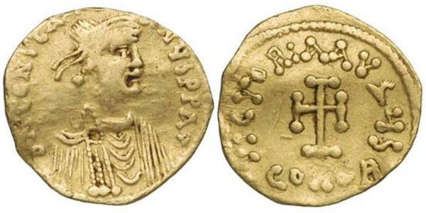 1 Tremissis Byzantinisches Reich (330-1453) Gold Constans II (630-668)