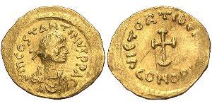 1 Tremissis Empire byzantin (330-1453) Or Tibère II (535-582)
