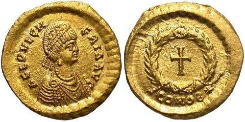 1 Tremissis Empire byzantin (330-1453) Or 