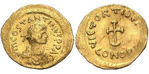 1 Tremissis  Byzantine Empire (330-1453) Gold Tiberius II (535-582)