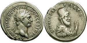 1 Tridrachm 羅馬帝國 銀 Trajan (53-117)