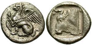 1 Triobol Ancient Greece (1100BC-330) Silver 