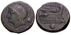 1 Uncia Римская республика (509BC-27BC) Бронза 