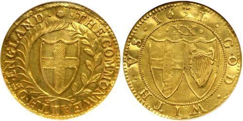 1 Unite Commonwealth of England (1649-1660) Gold 