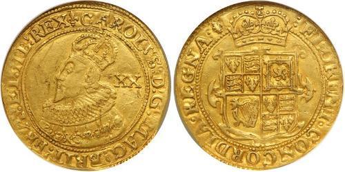 1 Unite Königreich England (927-1649,1660-1707) Gold Karl I (1600-1649)