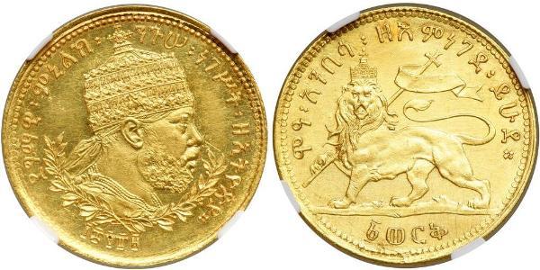 1 Werk Ethiopia 金 Menelik II of Ethiopia ( 1844 -1913)