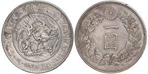 1 Yen Empire du Japon (1868-1947) Argent Meiji the Great (1852 - 1912)