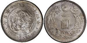 1 Yen Impero giapponese (1868-1947) Argento Meiji the Great (1852 - 1912)