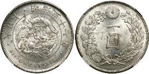 1 Yen Impero giapponese (1868-1947) Argento Meiji the Great (1852 - 1912)