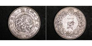 1 Yen Impero giapponese (1868-1947) Argento Meiji the Great (1852 - 1912)