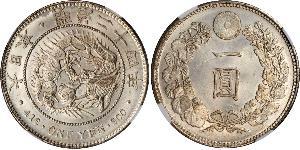 1 Yen Impero giapponese (1868-1947) Argento Meiji the Great (1852 - 1912)