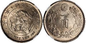 1 Yen Impero giapponese (1868-1947) Argento Meiji the Great (1852 - 1912)