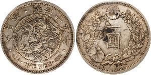 1 Yen Impero giapponese (1868-1947) Argento Meiji the Great (1852 - 1912)