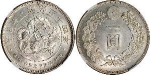 1 Yen Impero giapponese (1868-1947) Argento Meiji the Great (1852 - 1912)