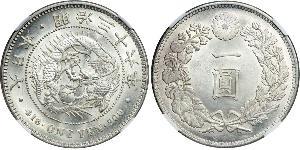 1 Yen Impero giapponese (1868-1947) Argento Meiji the Great (1852 - 1912)