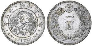 1 Yen Impero giapponese (1868-1947) Argento Meiji the Great (1852 - 1912)