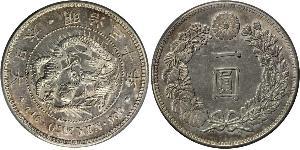 1 Yen Impero giapponese (1868-1947) Argento Meiji the Great (1852 - 1912)