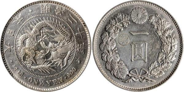 1 Yen Impero giapponese (1868-1947) Argento Meiji the Great (1852 - 1912)