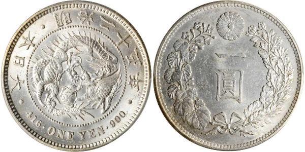1 Yen Impero giapponese (1868-1947) Argento Meiji the Great (1852 - 1912)