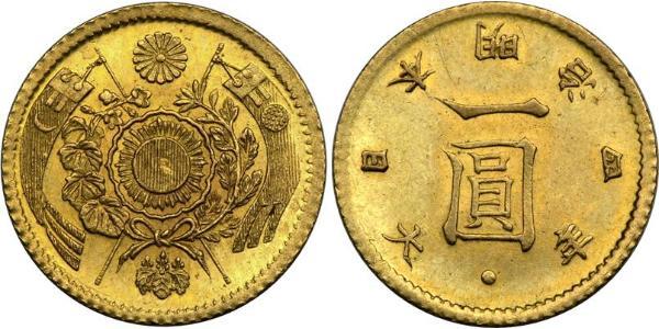 1 Yen Giappone / Impero giapponese (1868-1947) Oro Meiji the Great (1852 - 1912)