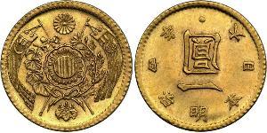 1 Yen Japón / Imperio del Japón (1868-1947) Oro Meiji the Great (1852 - 1912)