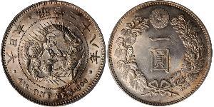 1 Yen Imperio del Japón (1868-1947) Plata Meiji the Great (1852 - 1912)