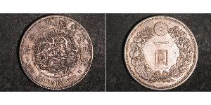 1 Yen Japanisches Kaiserreich (1868-1947) Silber Meiji the Great (1852 - 1912)