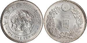 1 Yen Japanisches Kaiserreich (1868-1947) Silber Meiji the Great (1852 - 1912)