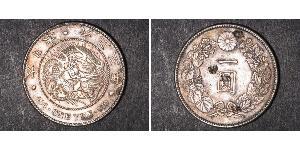 1 Yen Japanisches Kaiserreich (1868-1947) Silber Meiji the Great (1852 - 1912)
