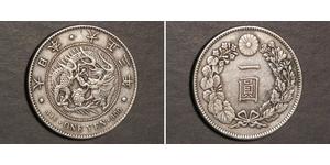 1 Yen Japanisches Kaiserreich (1868-1947) Silber Meiji the Great (1852 - 1912)