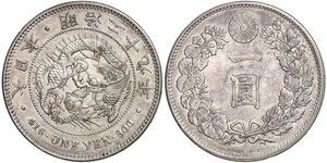 1 Yen Japanisches Kaiserreich (1868-1947) Silber Meiji the Great (1852 - 1912)