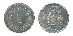 1 Yen 大日本帝国 (1868 - 1947) 銀 明治天皇 (1852 - 1912)