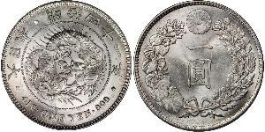 1 Yen 大日本帝国 (1868 - 1947) 銀 明治天皇 (1852 - 1912)