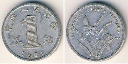 1 Yuan República Popular China Aluminio 