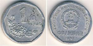 1 Yuan Volksrepublik China Aluminium 