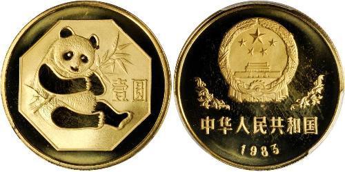 1 Yuan Cina Oro 