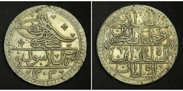 1 Yuzluk / 100 Para Impero ottomano (1299-1923) Argento Selim III