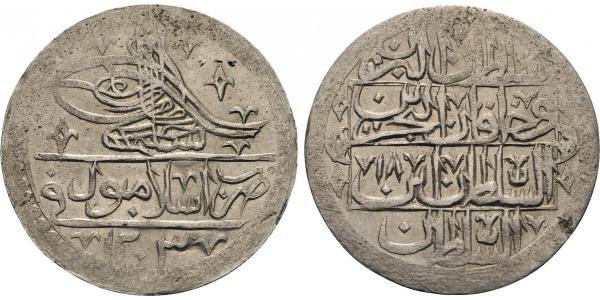 1 Yuzluk / 100 Para Osmanisches Reich (1299-1923) Silber Selim III