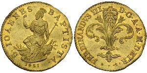 1 Zecchino Italian city-states Gold Ferdinand I of the Two Sicilies (1751 - 1825)