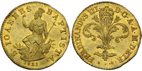 1 Zecchino Italian city-states Gold Ferdinand I of the Two Sicilies (1751 - 1825)