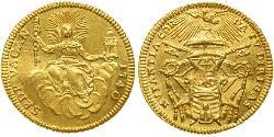 1 Zecchino États pontificaux (752-1870) Or 