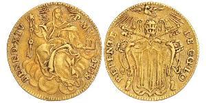 1 Zecchino Папская область (752-1870) Золото Бенедикт XIV (1675- 1758)