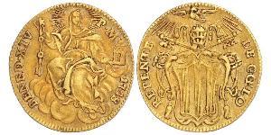 1 Zecchino Папская область (752-1870) Золото Бенедикт XIV (1675- 1758)