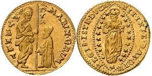 1 Zecchino / 1 Ducat Italien Gold 