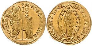 1 Zecchino / 1 Ducat Italien Gold 