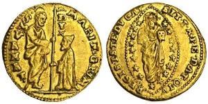 1 Zecchino / 1 Ducat Italien Gold 