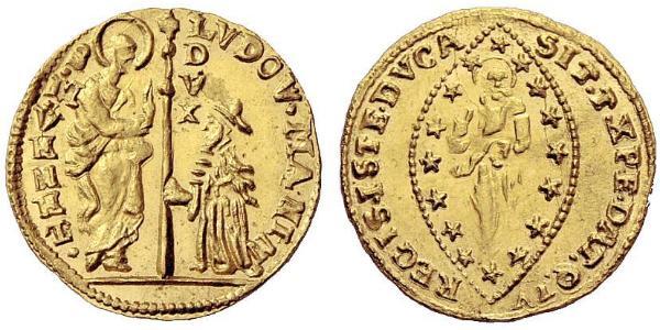 1 Zecchino / 1 Ducat Italien Gold 