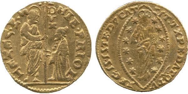 1 Zecchino / 1 Ducat Italien Gold 