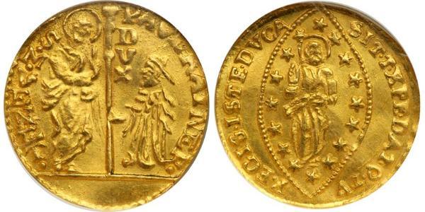 1 Zecchino / 1 Ducat Italien Gold 